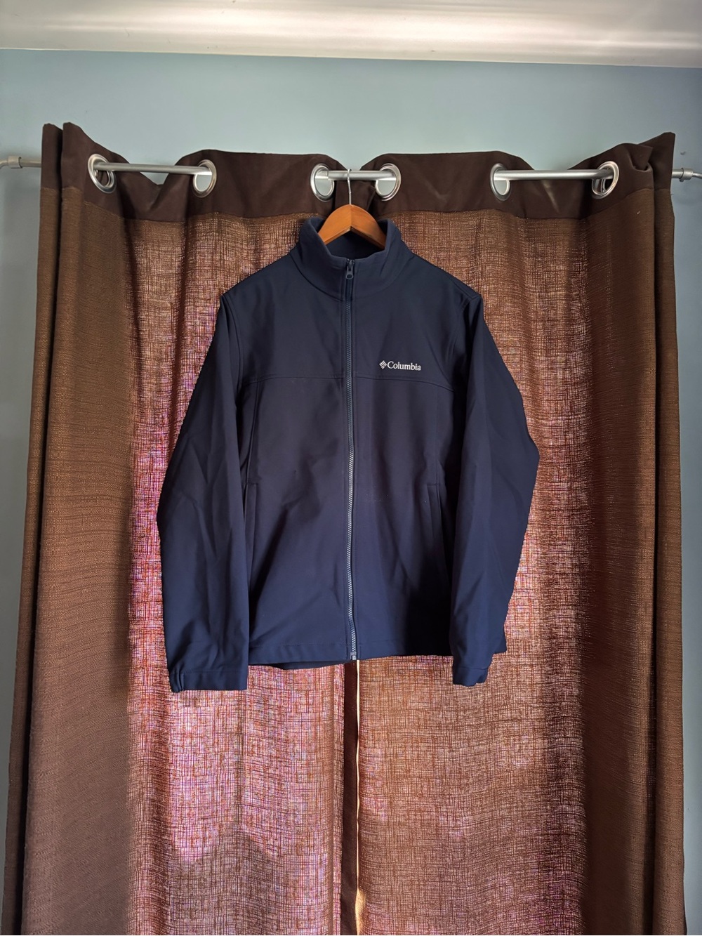 Columbia Navy Lightweight Full-Zip Jacket
